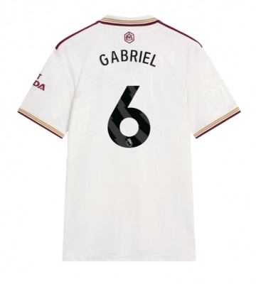 Arsenal Gabriel Magalhaes #6 Tredjetrøje 2025-26 Kortærmet